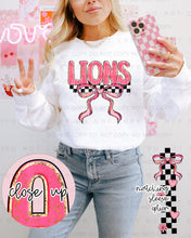 Load image into Gallery viewer, Sweet Bow Checkered Mascots With SLEEVE OPTION TRANSFER CAP JAN