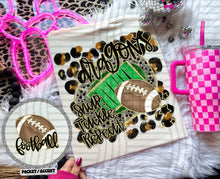 Load image into Gallery viewer, Snap Tackle Repeat Football Leopard Field Mascots Dropdown TRANSFER CAP JUNE 25