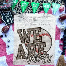 Load image into Gallery viewer, We Are Faux Embroidery Glitter Baseball Mascot TRANSFER CAP JAN