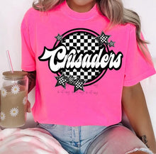 Load image into Gallery viewer, Black White Checkered Retro Star Mascot TRANSFER BIA JAN