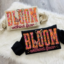 Load image into Gallery viewer, Bloom Without Fear Floral Leopard Bow TRANSFER DWS JAN 26