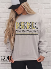 Load image into Gallery viewer, Baseball Mama Checkered Color Dropdown TRANSFER FEB COR