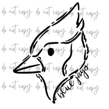 Load image into Gallery viewer, Doodle Single Color Mascots Dropdown TRANSFER