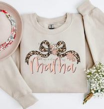 Load image into Gallery viewer, Leopard Bow Floral Name TRANSFER BIA JAN