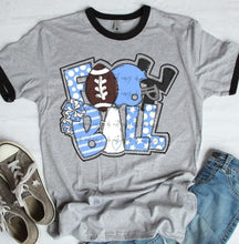 Load image into Gallery viewer, Football Word Art DROPDOWN TRANSFER