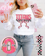 Load image into Gallery viewer, Sweet Bow Checkered Mascots With SLEEVE OPTION TRANSFER CAP JAN