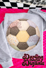 Load image into Gallery viewer, Faux Quilted Ball Sport Dropdown TRANSFER DMD FEB 26