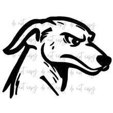 Load image into Gallery viewer, Fierce Single Color Mascots Dropdown TRANSFER