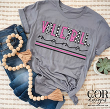 Load image into Gallery viewer, Volleyball Mama Checkered Color Dropdown TRANSFER FEB COR
