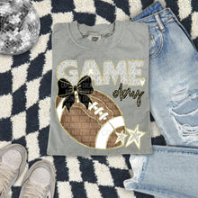 Load image into Gallery viewer, Dalmatian Game Day Football With Bow DROPDOWN TRANSFER CAP FEB