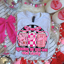 Load image into Gallery viewer, Pink Themed Running On Drink & Chaos DROPDOWN TRANSFER MZM JAN 26