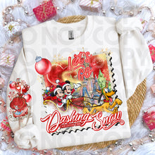 Load image into Gallery viewer, Dashing Through The Snow Character Dropdown SLEEVE OPTION DROPDOWN TRANSFER RHD NOV 25