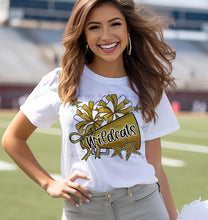 Load image into Gallery viewer, Cheer Mega Phone And Stars (Add Team Name) Customized DTF TRANSFER