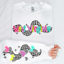 Load image into Gallery viewer, Bright Checkered States(All 50 states available) DTF TRANSFER