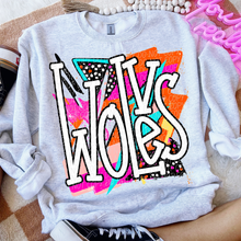 Load image into Gallery viewer, Bright Retro Mascots Dropdown TRANSFER CSD JUNE 25