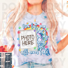 Load image into Gallery viewer, You Left Paw Prints On My Heart Polaroid Customized COLOR DROPDOWN DTF TRANSFER RHD MAY 26 | REMEMBRANCE COLLAB RHD x SSD