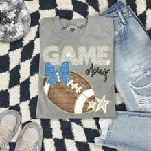 Load image into Gallery viewer, Dalmatian Game Day Football With Bow DROPDOWN TRANSFER CAP FEB