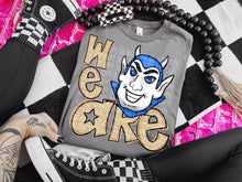Load image into Gallery viewer, We Are Gold Glitter Mascot DROPDOWN TRANSFER