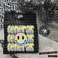 Load image into Gallery viewer, Rainbow Checker Happy Stacked Mascots Dropdown TRANSFER CAP JUNE 25