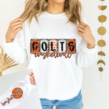 Load image into Gallery viewer, Basketball Boxes Letters Mascots With SLEEVE OPTION TRANSFER CAP JAN