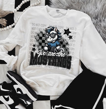 Load image into Gallery viewer, We Are The Mascots Checkered Stars Dropdown TRANSFER SWD TEMP