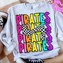 Load image into Gallery viewer, 80’s Stacked Checker Mascots DROPDOWN TRANSFER CSD FEB 26