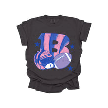 Load image into Gallery viewer, Pink + Purple Toned Football Team DROPDOWN TRANSFER MWG JUNE 25