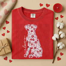 Load image into Gallery viewer, Valentine Red Floral Dog Breed Option DROPDOWN TRANSFER SWD DEC 25