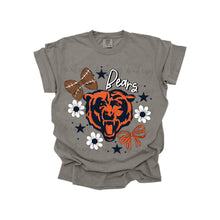 Load image into Gallery viewer, Bow + Flower Football Team DROPDOWN TRANSFER MWG JUNE 25