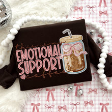 Load image into Gallery viewer, This Is My Emotional Support Coffee Faux Embroidery TRANSFER DWS JAN 26