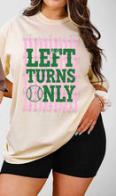 Load image into Gallery viewer, Left Turns Only Baseball Stripes COLOR DROPDOWN TRANSFER ET MAR 26
