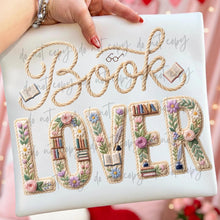 Load image into Gallery viewer, Book Lover Faux Rope TRANSFER ET MAR 26