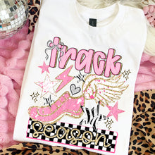 Load image into Gallery viewer, Sports Season Pink Star Checker DROPDOWN TRANSFER DWS MAR 26