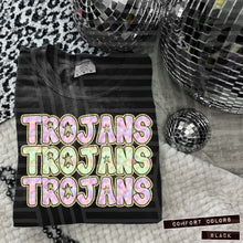 Load image into Gallery viewer, Iridescent Leopard Stacked Mascot Dropdown TRANSFER CAP MAY