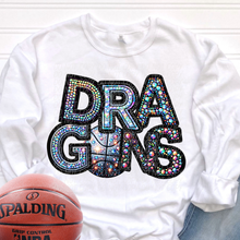 Load image into Gallery viewer, Rhinestone Basketball Mascots DROPDOWN TRANSFER CSD