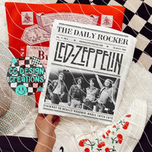 Load image into Gallery viewer, Rock N Roll Newspaper Dropdown TRANSFER CCDC MAR 26