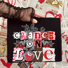 Load image into Gallery viewer, Take A Chance On Love Leopard Checker TRANSFER DWS JAN 26