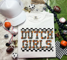 Load image into Gallery viewer, Basketball Faux Embroidery Checkered Mascots DROPDOWN TRANSFER CAP