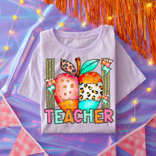 Load image into Gallery viewer, Leopard Gold Glitter Hello Grades & Occupations DROPDOWN TRANSFER CST JUNE 25