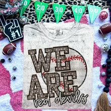 Load image into Gallery viewer, We Are Faux Embroidery Glitter Baseball Mascot TRANSFER CAP JAN