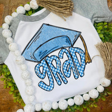 Load image into Gallery viewer, Grad Blue or Pink Checker DROPDOWN TRANSFER SPO APR 26