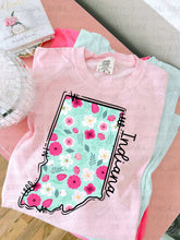 Load image into Gallery viewer, Pink Floral States (all 50 states available) TRANSFER CARTER MAR 26