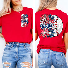 Load image into Gallery viewer, Floral Ball Baseball Team With Pocket DROPDOWN TRANSFER MMD APR