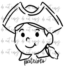 Load image into Gallery viewer, Doodle Single Color Mascots Dropdown TRANSFER