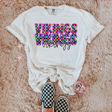 Load image into Gallery viewer, Colorful Checkered Stacked Mascot Dropdown TRANSFER CAP
