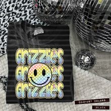 Load image into Gallery viewer, Rainbow Checker Happy Stacked Mascots Dropdown TRANSFER CAP JUNE 25