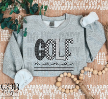 Load image into Gallery viewer, Golf Mama Checkered Color Dropdown TRANSFER MAR COR