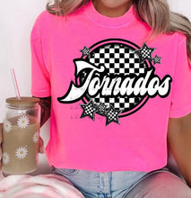 Load image into Gallery viewer, Black White Checkered Retro Star Mascot TRANSFER BIA JAN