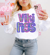 Load image into Gallery viewer, Pink And Purple Glam Mascot Dropdown TRANSFER CAP