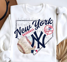 Load image into Gallery viewer, Baseball Teams Glitter Home Plate Dropdown TRANSFER PARJO